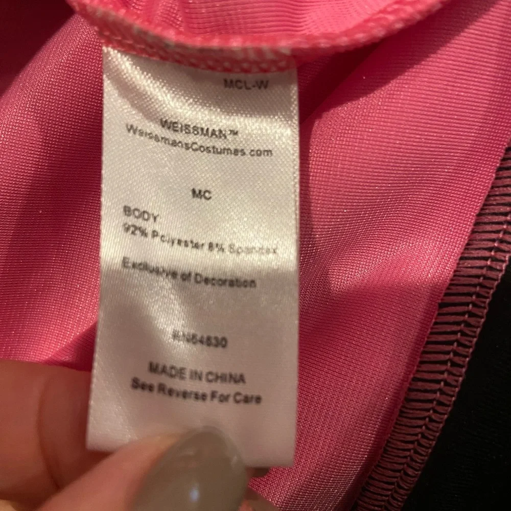 Weissman Showtime “Apple Bottom Jeans” Costume – Child Medium Pink/Black